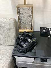 Chanel Black Gold Slipper - 3