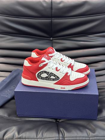 Dior B57 Mid-Top Sneaker Calfskin Red