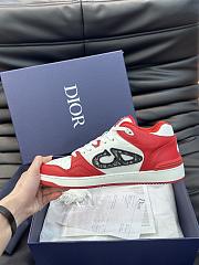 Dior B57 Mid-Top Sneaker Calfskin Red - 3