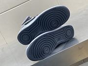 Nike Air Force 1 07 Mid Dark Grey Black White Sneaker - 4