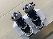 Nike Air Force 1 07 Mid Dark Grey Black White Sneaker - 2