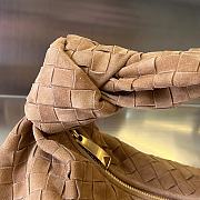 Bottega Veneta Teen Jodie Suede Tan 36x21x13cm - 4