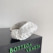 Bottega Veneta Mini Jodie White vernis 23x28x8cm - 6