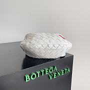 Bottega Veneta Mini Jodie White vernis 23x28x8cm - 3