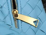 Bottega Veneta Mini Jodie Blue Gold 23x28x8cm - 5