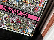 Dior Large Book Tote White Multicolor Mexico Millefiori 42x35x18.5cm - 2