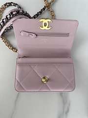 Chanel 19 Wallet On Chain Pink 19cm - 4