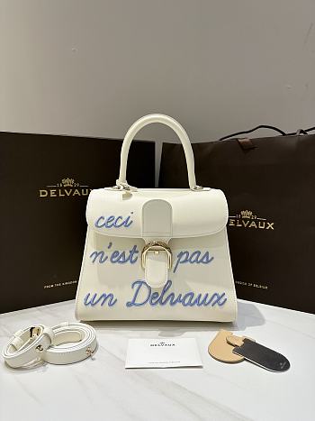 Delvaux L'Humour MM White 28x15x26cm