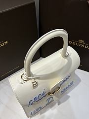 Delvaux L'Humour MM White 28x15x26cm - 3