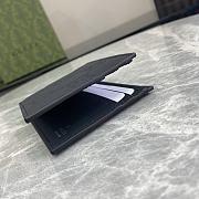 Gucci GG Rubber-Effect Bi-Fold Wallet Black 8x11cm - 5