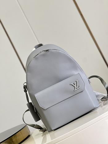 Louis Vuitton LV Takeoff Backpack Grey 30x43x14cm