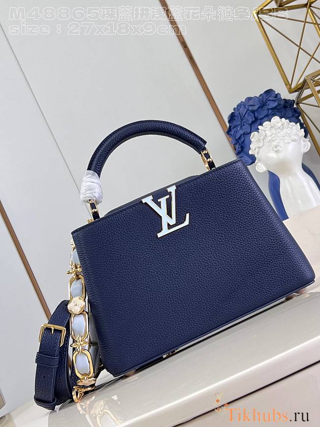 Louis Vuitton LV Capucines BB French Blue 27x18x9cm - 1