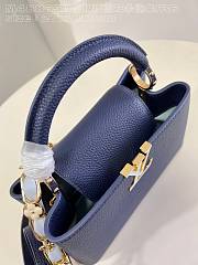 Louis Vuitton LV Capucines BB French Blue 27x18x9cm - 4