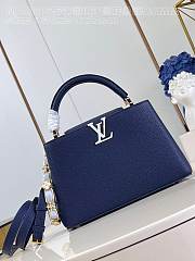 Louis Vuitton LV Capucines MM French Blue 31.5x20x11cm - 1