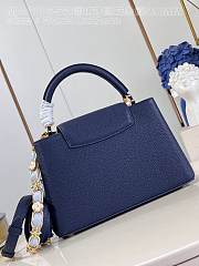 Louis Vuitton LV Capucines MM French Blue 31.5x20x11cm - 3