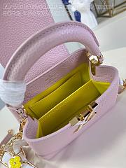 Louis Vuitton LV Mini Capucines Jasmine Pink 21x14x8cm - 2
