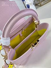 Louis Vuitton LV Capucines BB Jasmine Pink 27x18x9cm - 6