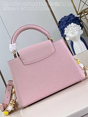 Louis Vuitton LV Capucines BB Jasmine Pink 27x18x9cm - 5