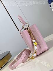 Louis Vuitton LV Capucines BB Jasmine Pink 27x18x9cm - 2