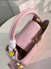 Louis Vuitton LV Capucines MM Jasmine Pink 31.5x20x11cm - 4