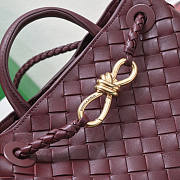 Bottega Veneta Small Andiamo Red Wine 25x22x10.5cm - 2