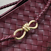 Bottega Veneta Medium Andiamo Red Wine 32.5x24x12cm - 4