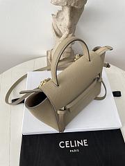 Celine Nano Belt Bag Grained Calfskin Light Taupe 20x20x10cm - 4