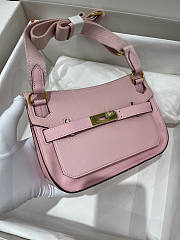 Hermes Mini Jypsiere Crossbody Bag Pink Gold 23 x 17 x 9 cm - 1