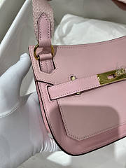 Hermes Mini Jypsiere Crossbody Bag Pink Gold 23 x 17 x 9 cm - 4