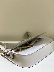 Hermes Mini Jypsiere Crossbody Bag White Gold 23 x 17 x 9 cm - 6