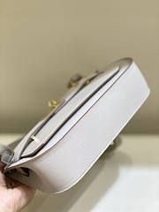 Hermes Mini Jypsiere Crossbody Bag White Gold 23 x 17 x 9 cm - 5