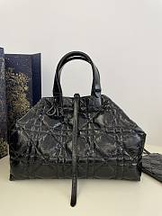 Dior Large Toujours Bag Black Macrocannage 37 x 27 x 19 cm - 1