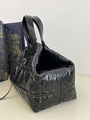 Dior Large Toujours Bag Black Macrocannage 37 x 27 x 19 cm - 3