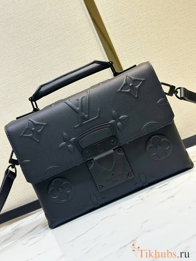 Louis Vuitton Handbag Leather Monogram Ambassador PM 25x19x6cm - 1
