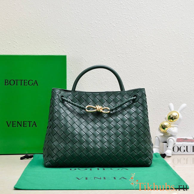 Bottega Veneta Medium Andiamo Dark Green 32.5x24x12cm - 1