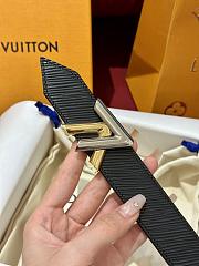 Louis Vuitton LV Epi Black Belt 3cm - 3