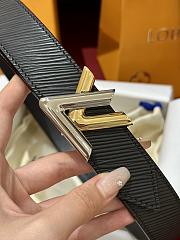 Louis Vuitton LV Epi Black Belt 3cm - 2