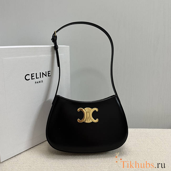 Celine Medium Tilly Bag Black 22x13.5x4cm - 1