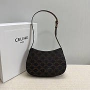 Celine Medium Tilly Bag Canvas Calfskin 22x13.5x4cm - 3