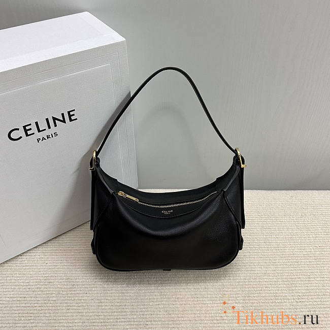 Celine Mini Romy Bag Black 19x14x5cm - 1