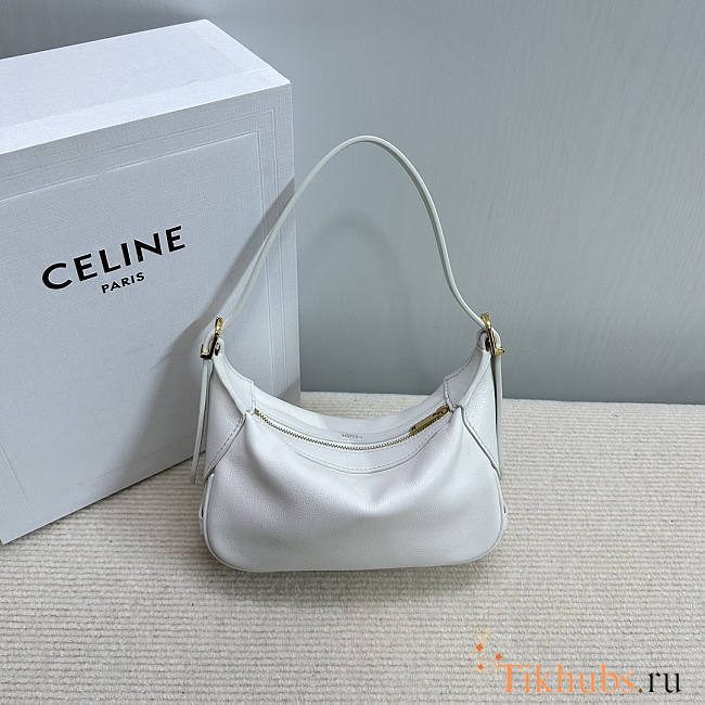 Celine Mini Romy Bag White 19x14x5cm - 1