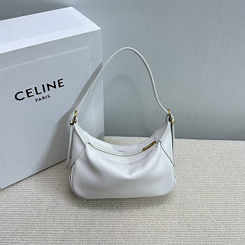 Celine Mini Romy Bag White 19x14x5cm