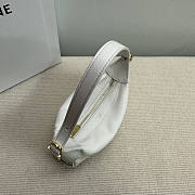 Celine Mini Romy Bag White 19x14x5cm - 5