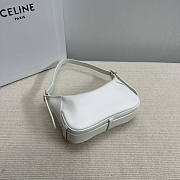 Celine Mini Romy Bag White 19x14x5cm - 3