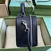 Gucci Ophidia Mini Top Handle Bag Beige Blue 17x16.5x9.5cm - 6