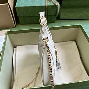 Gucci Jackie 1961 Super Mini Bag White 17.5x15.5x3.5cm - 2