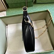 Gucci Jackie 1961 Super Mini Bag Black 17.5x15.5x3.5cm - 2