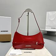 Jacquemus Le Chouchou Belted shoulder Bag Red 26x14cm - 1