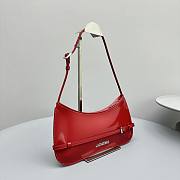 Jacquemus Le Chouchou Belted shoulder Bag Red 26x14cm - 5