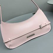 Jacquemus Le Chouchou Belted shoulder Bag Pink 26x14cm - 2